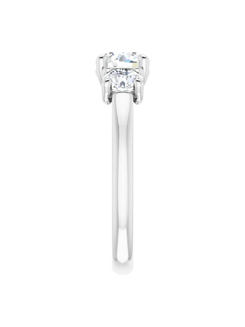 Three Stone Diamond Engagement Ring Lt. 1/2 ct. tw.