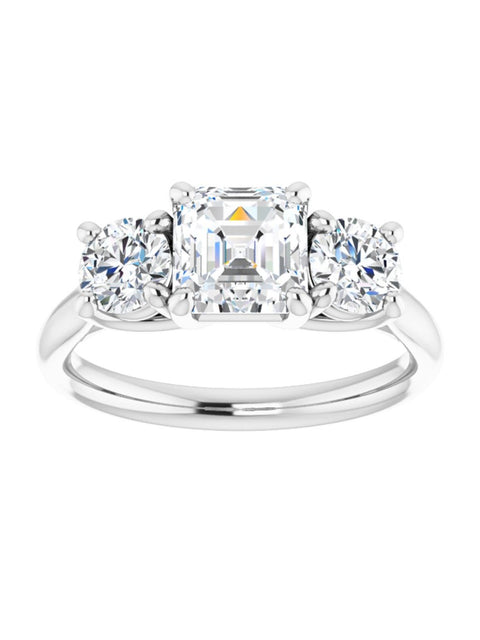 Three Stone Diamond Engagement Ring Lt. 1/2 ct. tw.