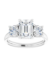 Three Stone Diamond Engagement Ring Lt. 1/2 ct. tw.