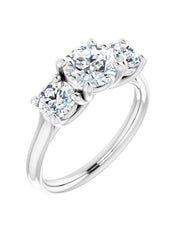 Three Stone Diamond Engagement Ring Lt. 1/2 ct. tw.