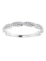 Twisted Diamond Band 1/5 ct. tw.