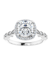 Diamond Halo Engagement Ring 1/6 ct. tw.