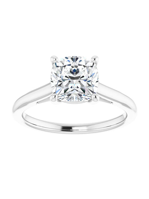 Infinity Symbol Solitaire Engagement Ring