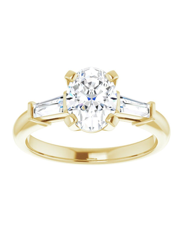 Three stone Diamond Engagement Ring 1/4 ct. tw.