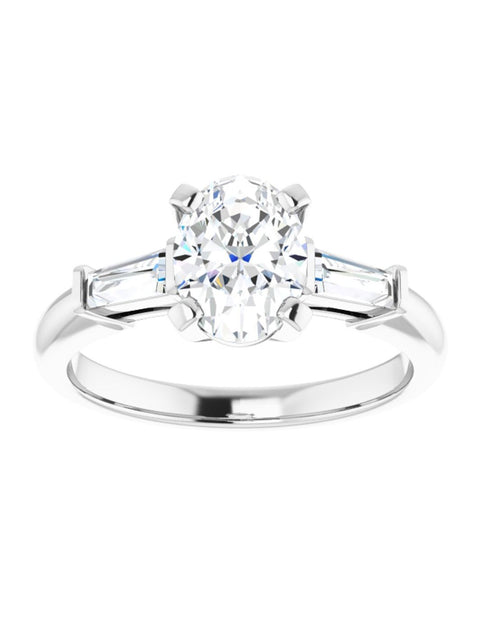 Three stone Diamond Engagement Ring 1/4 ct. tw.