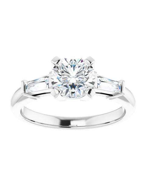 Three stone Diamond Engagement Ring 1/4 ct. tw.