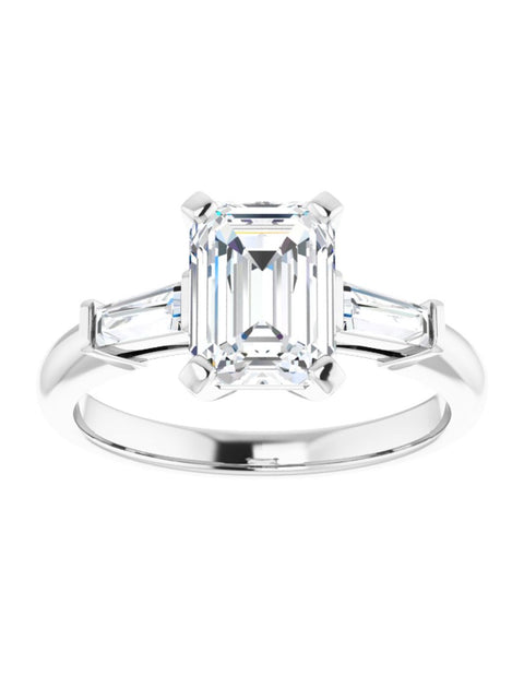 Three stone Diamond Engagement Ring 1/4 ct. tw.
