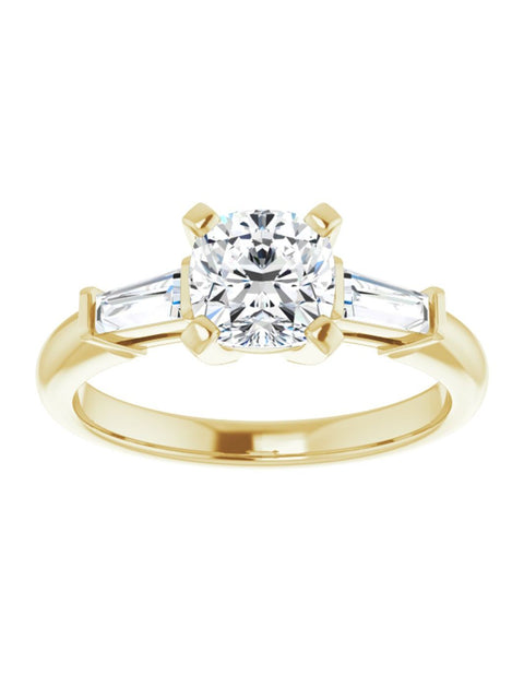 Three stone Diamond Engagement Ring 1/4 ct. tw.