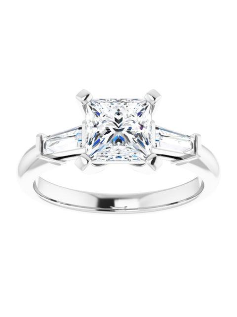 Three stone Diamond Engagement Ring 1/4 ct. tw.