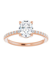 Diamond Accented Engagement Ring 1/4 ct. tw.