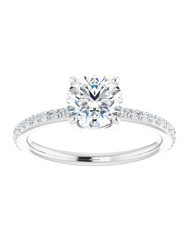 Diamond Accented Engagement Ring 1/4 ct. tw.