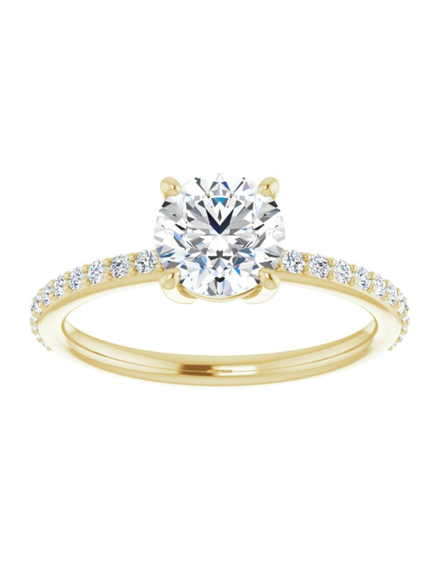 Diamond Accented Engagement Ring 1/4 ct. tw.