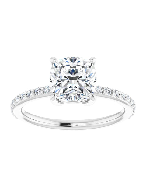 Diamond Accented Engagement Ring 1/4 ct. tw.