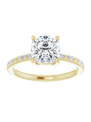 Diamond Accented Engagement Ring 1/4 ct. tw.