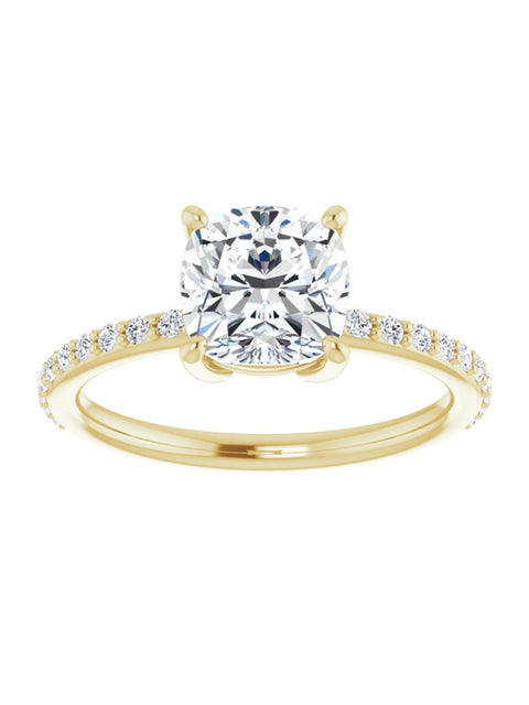 Diamond Accented Engagement Ring 1/4 ct. tw.