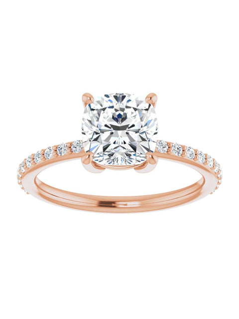 Diamond Accented Engagement Ring 1/4 ct. tw.