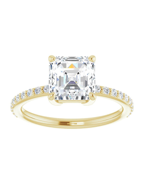 Diamond Accented Engagement Ring 1/4 ct. tw.