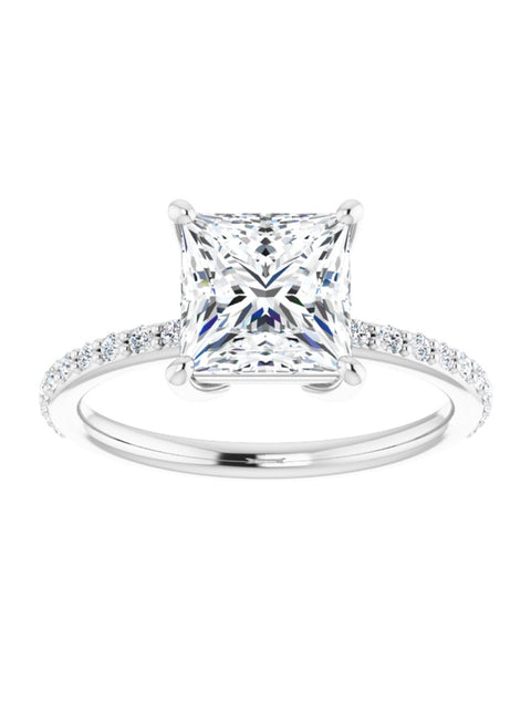 Diamond Accented Engagement Ring 1/4 ct. tw.