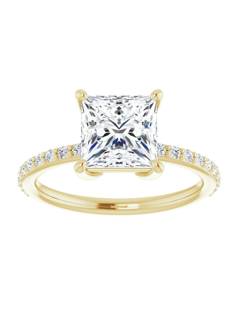 Diamond Accented Engagement Ring 1/4 ct. tw.