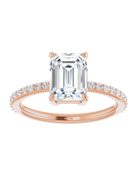 Diamond Accented Engagement Ring 1/4 ct. tw.