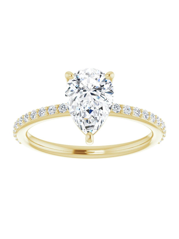 Diamond Accented Engagement Ring 1/4 ct. tw.