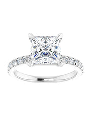 French Set Engagement Ring 1/3 ct. tw.