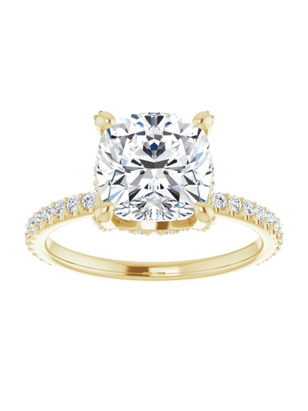 Diamond Hidden Halo Engagement Ring 1/3 ct. tw.