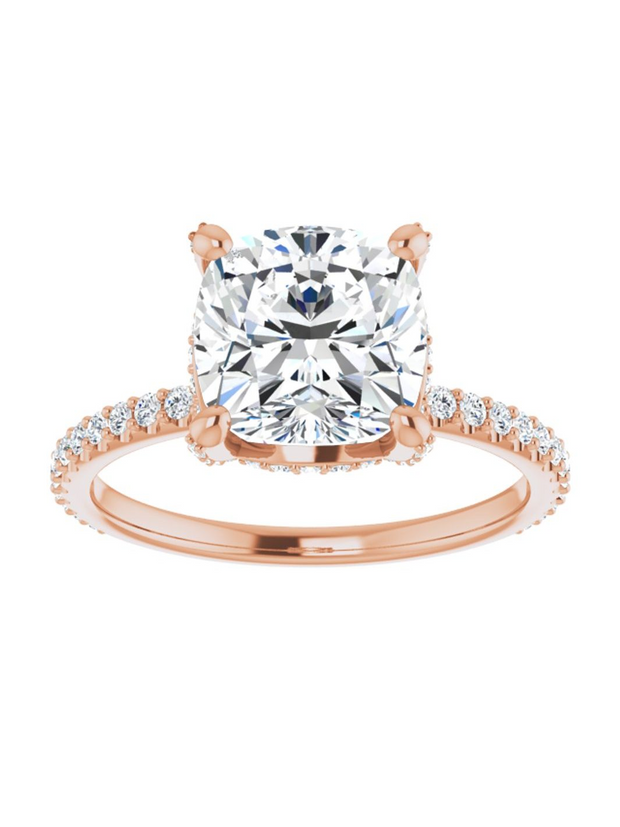 Diamond Hidden Halo Engagement Ring 1/3 ct. tw.