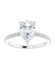 Diamond Hidden Halo Engagement Ring 1/3 ct. tw.