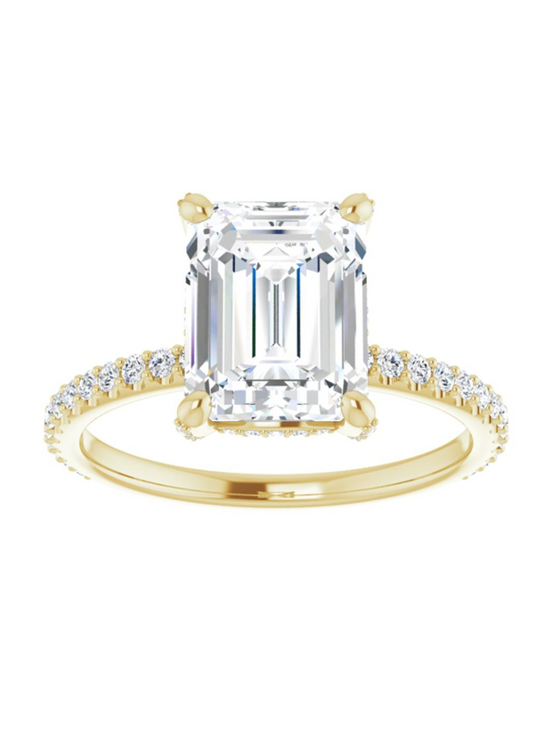 Diamond Hidden Halo Engagement Ring 1/3 ct. tw.