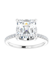 Diamond Hidden Halo Engagement Ring 1/3 ct. tw.