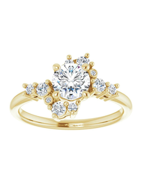 Diamond Accented Engagement Ring 1/4 ct. tw.