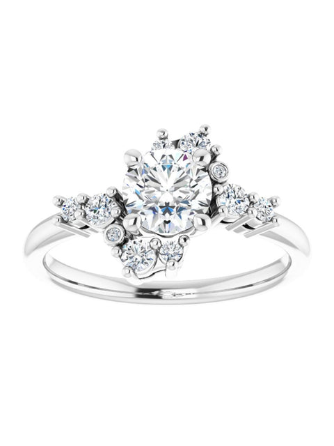 Diamond Accented Engagement Ring 1/4 ct. tw.