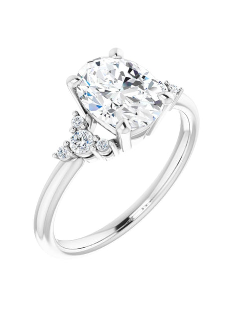 Diamond Accented Engagement Ring 0.15 ct. tw.
