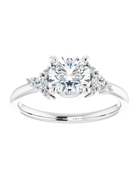 Diamond Accented Engagement Ring 0.15 ct. tw.