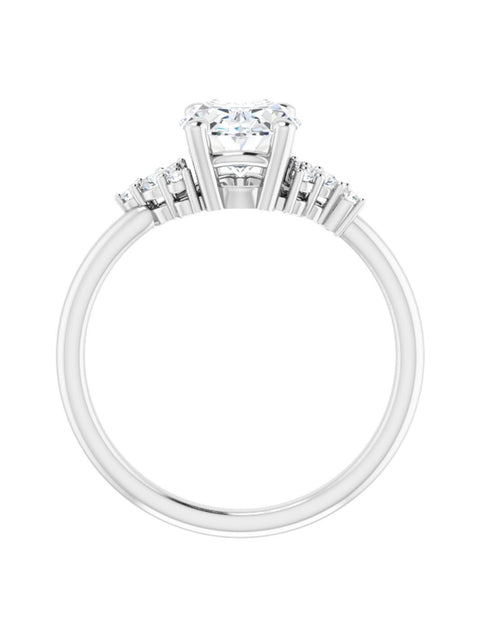 Diamond Accented Engagement Ring 0.15 ct. tw.