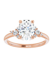 Diamond Accented Engagement Ring 0.15 ct. tw.