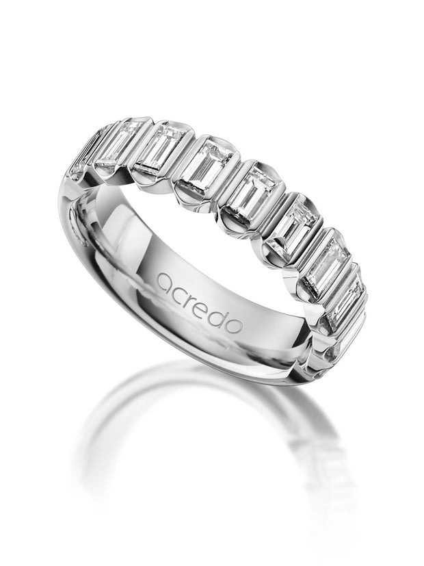 18K White Gold Diamond Band 1 1/4ct.tw. G/Si1