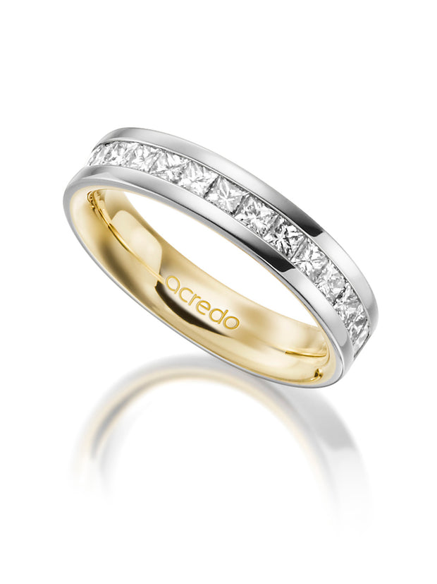 14K Gray & Yellow Gold Diamond Band 1 ct.tw. G/SI1