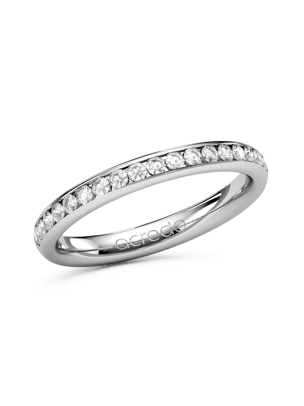 14K Palladium White Gold Diamond Band 1/3 ct. tw G/Si1