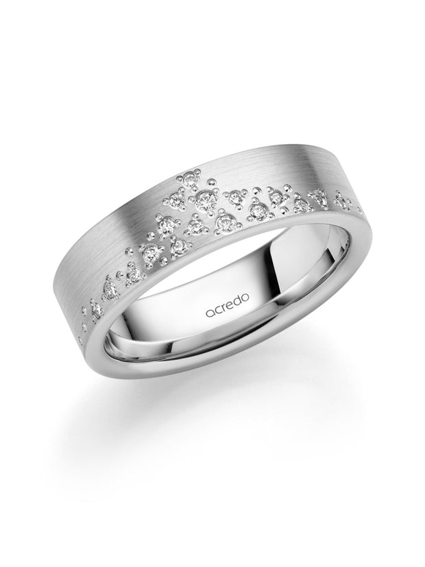 Platinum 600 6 mm Diamond Band 1/9 ct. tw. G/Si1