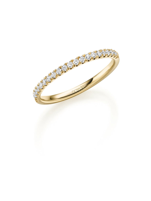 14K Yellow Gold Band 1/5 ct.tw. G/Si1