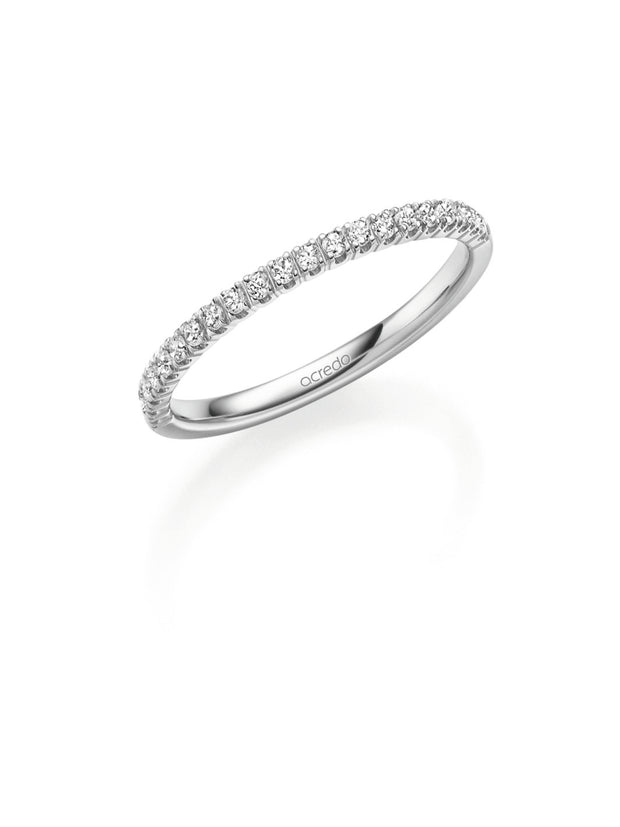 14K Palladium White Gold Band 1/5 ct.tw. G/Si1