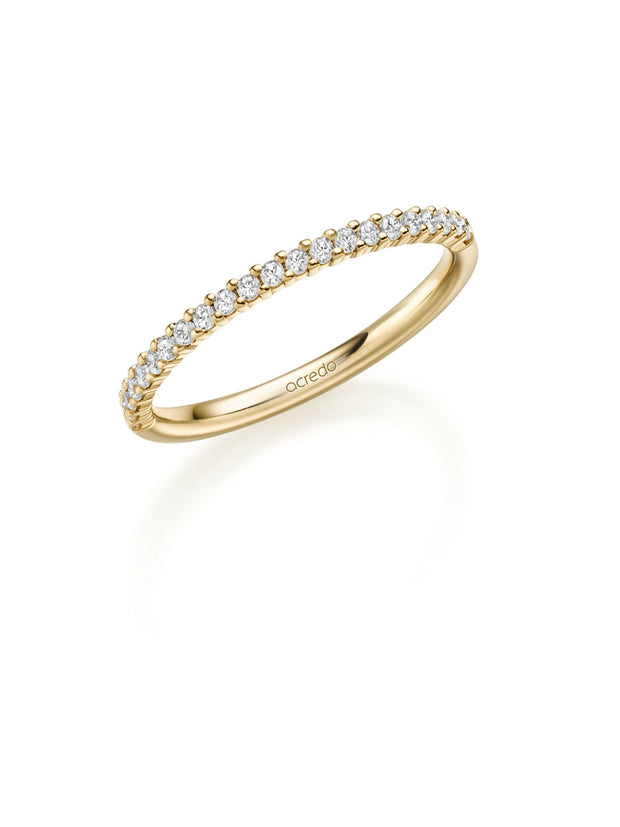 14K Yellow Gold Band 1/5 ct.tw. G/Si1