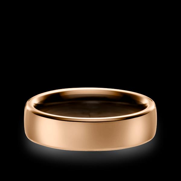 5.5 mm Gold Cross Matte Band