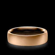 5.5 mm Gold Cross Matte Band