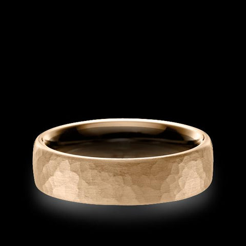 5.5 mm Gold Cross Matte Band